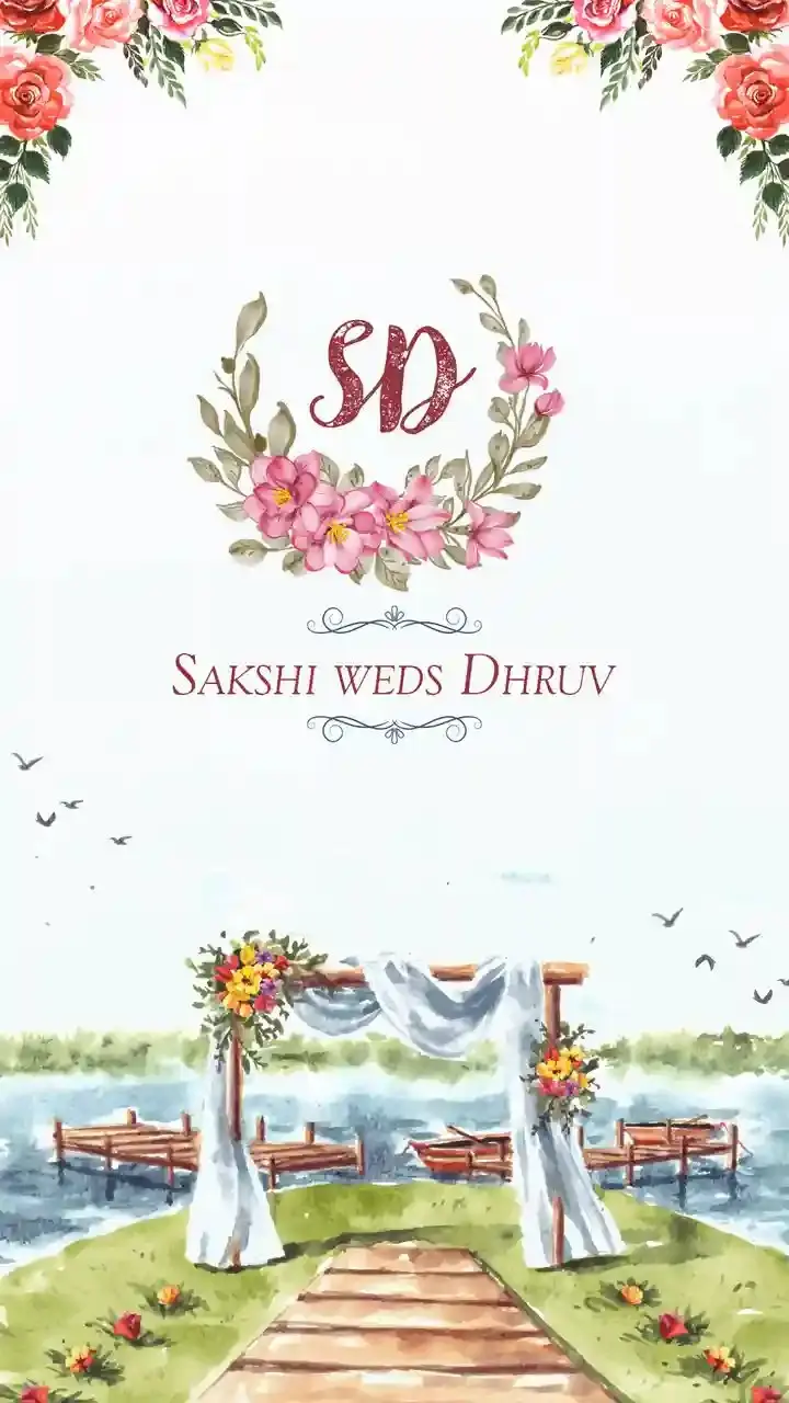 Latest Caricature Wedding Invitation Template Video