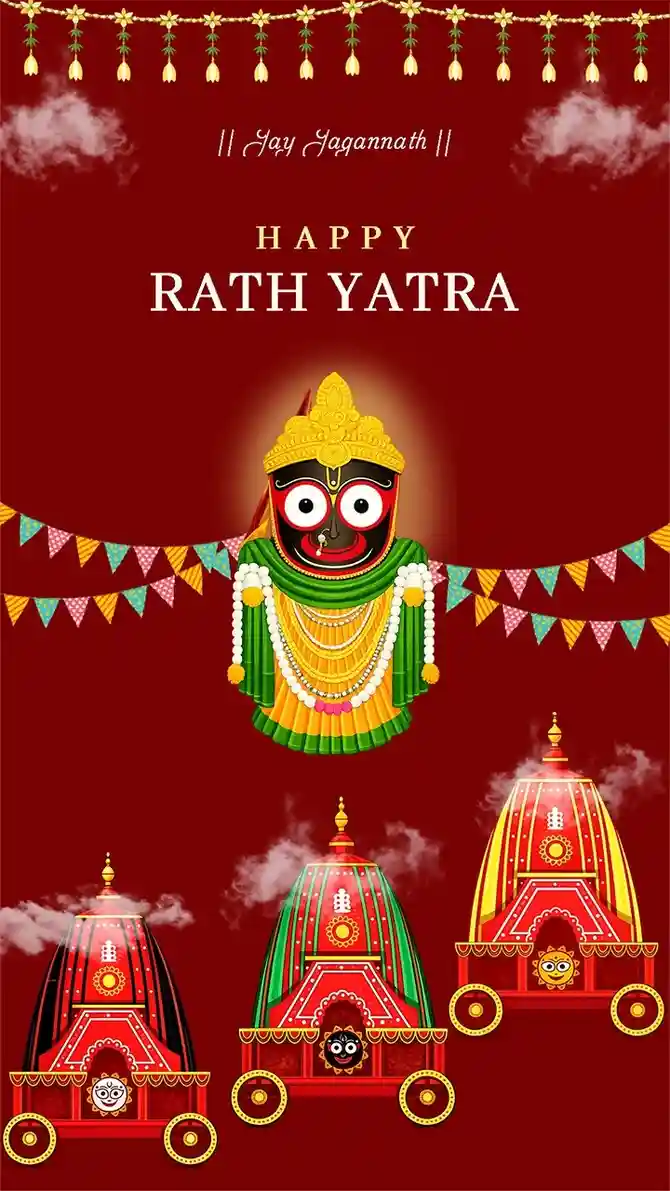 Rath yatra Invitation Video Editable Templates Online