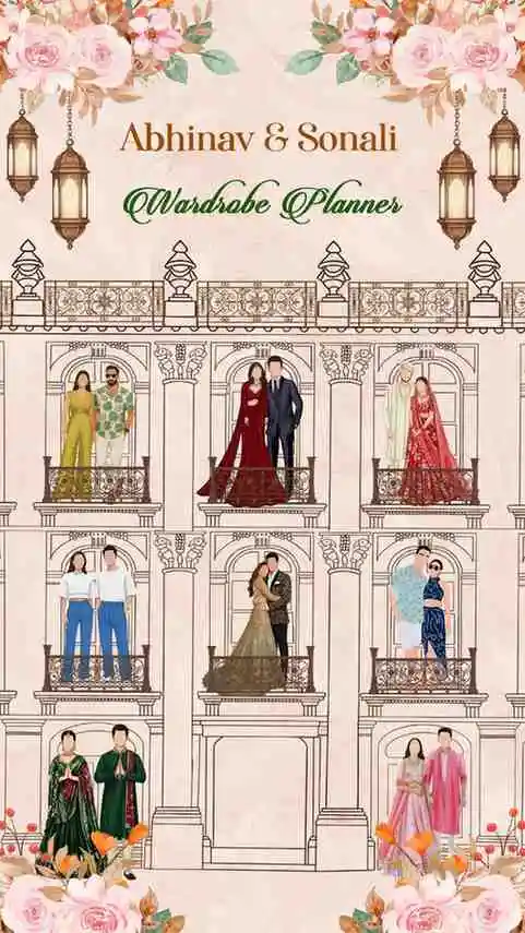 Stylish Wardrobe Planner Invitation Video for Ceremony