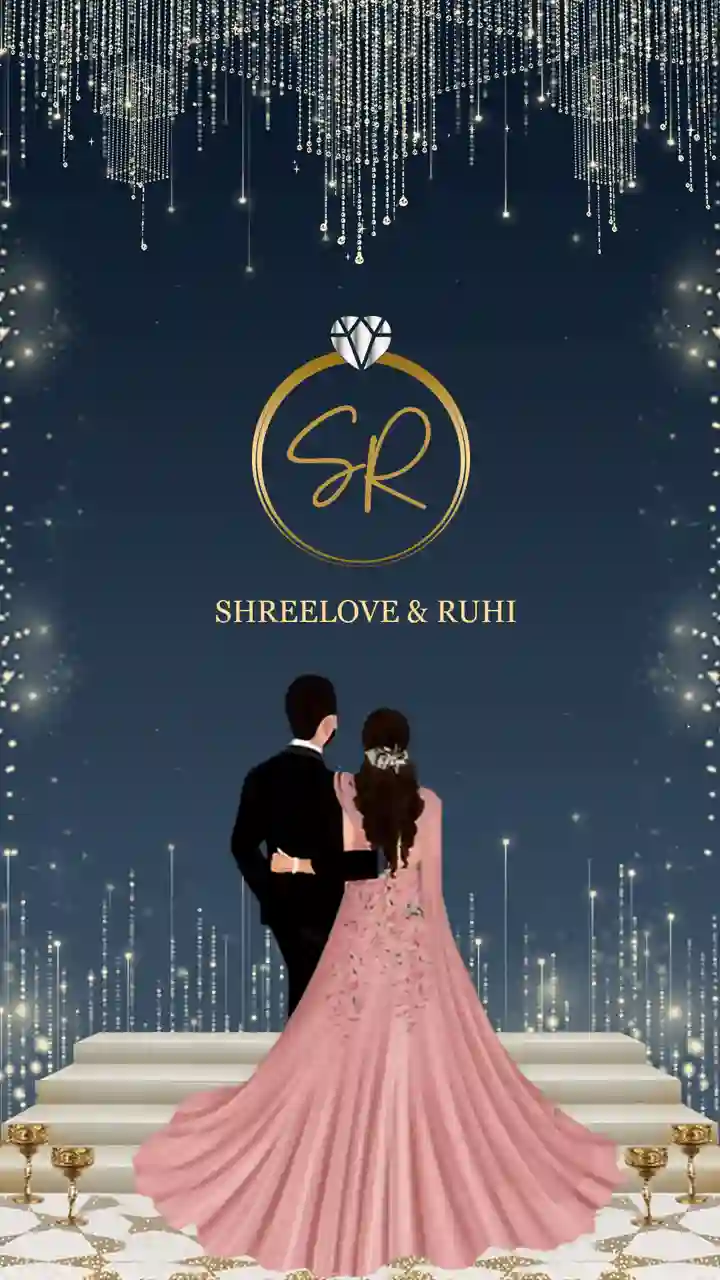 Custom Caricature Reception Invitation Video Designs