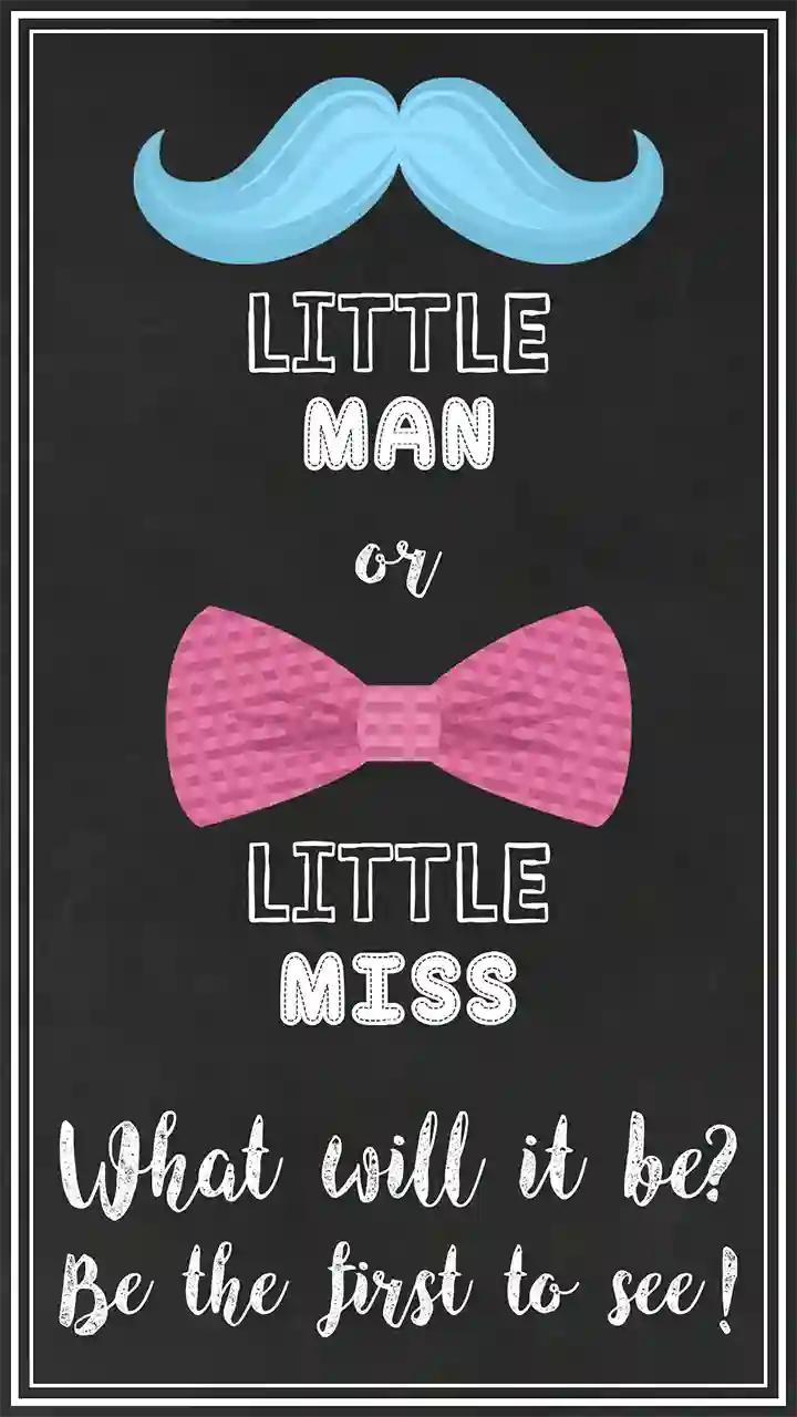 Custom Gender Reveal Invitation Video for Sharing Online