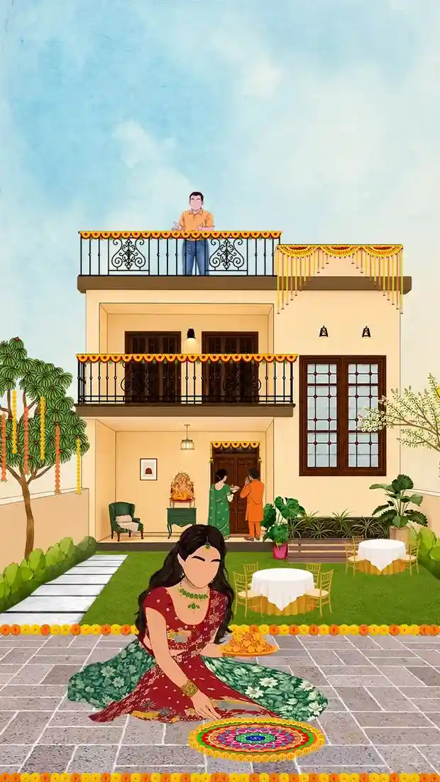 Housewarming Invitation Video with Traditional Theme