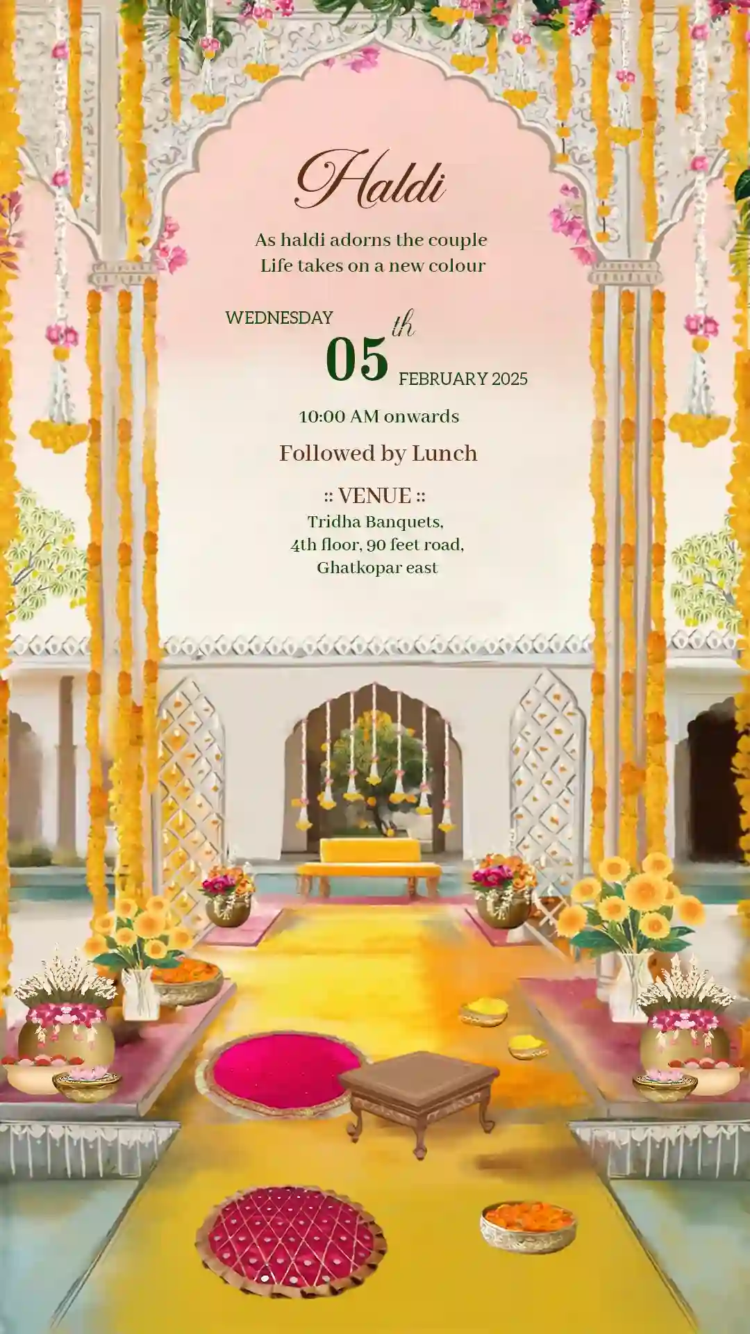 4K Wedding Invitation Video Design for Stylish Status