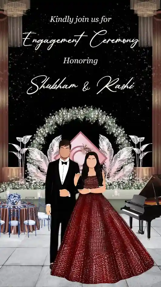 Ring Ceremony Invitation Video Templates for Your Engagement