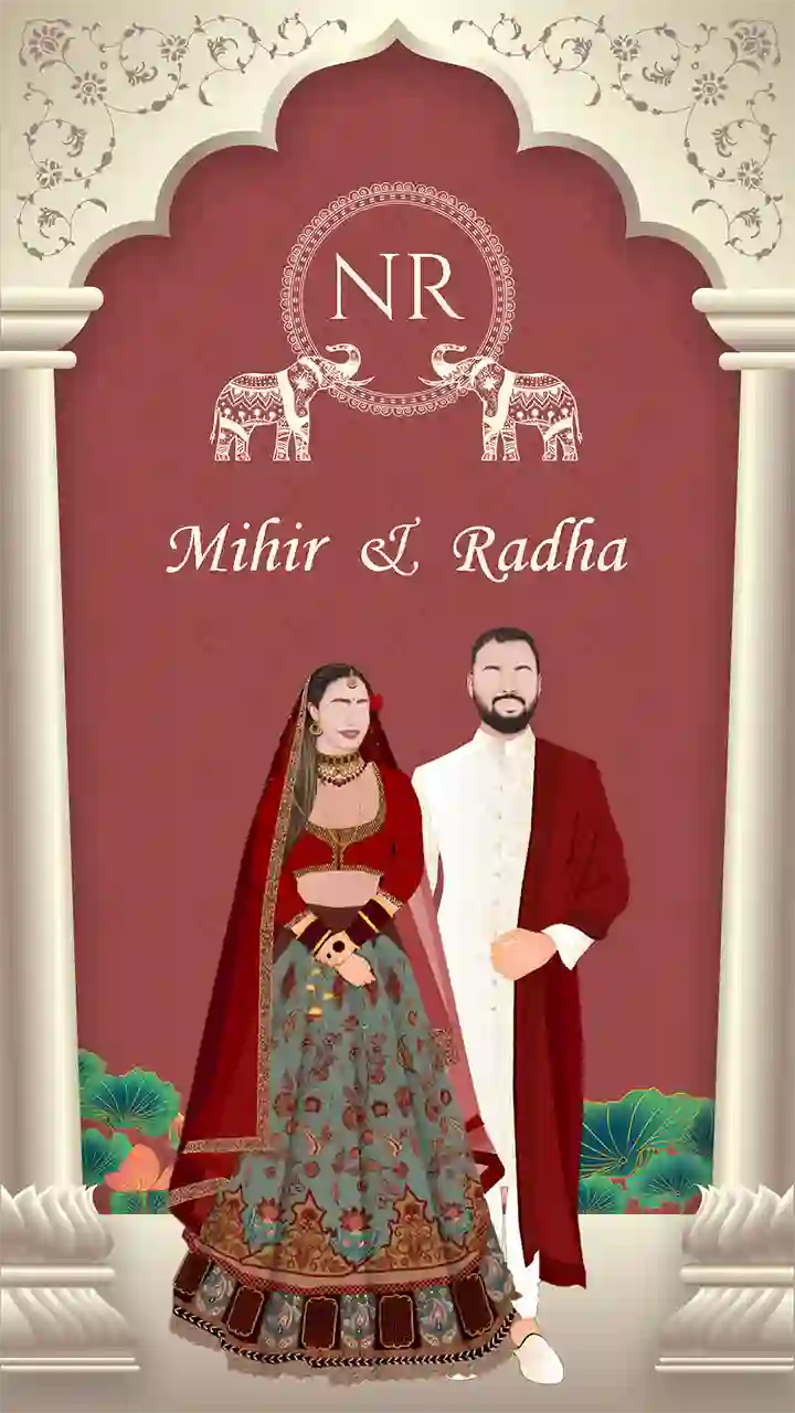 Wedding Invitation Video Grand Royal Wedding Invite
