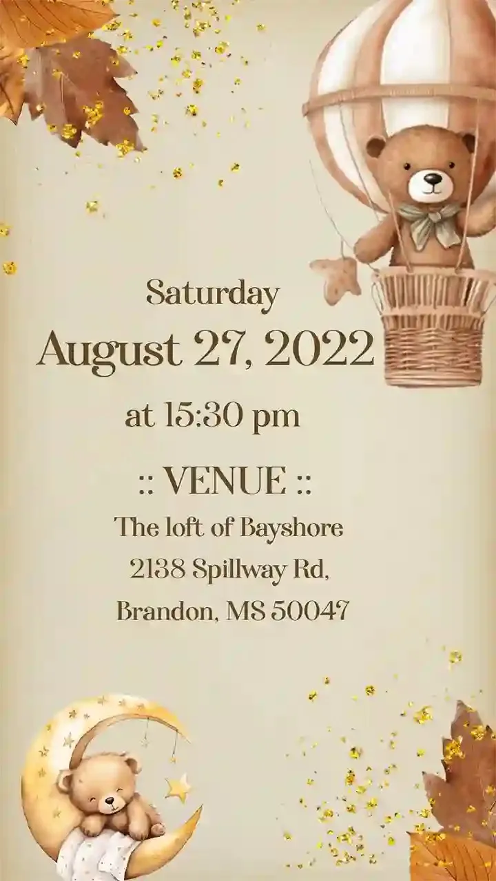 Naming Ceremony Invitation Video for To Share Whatsapp