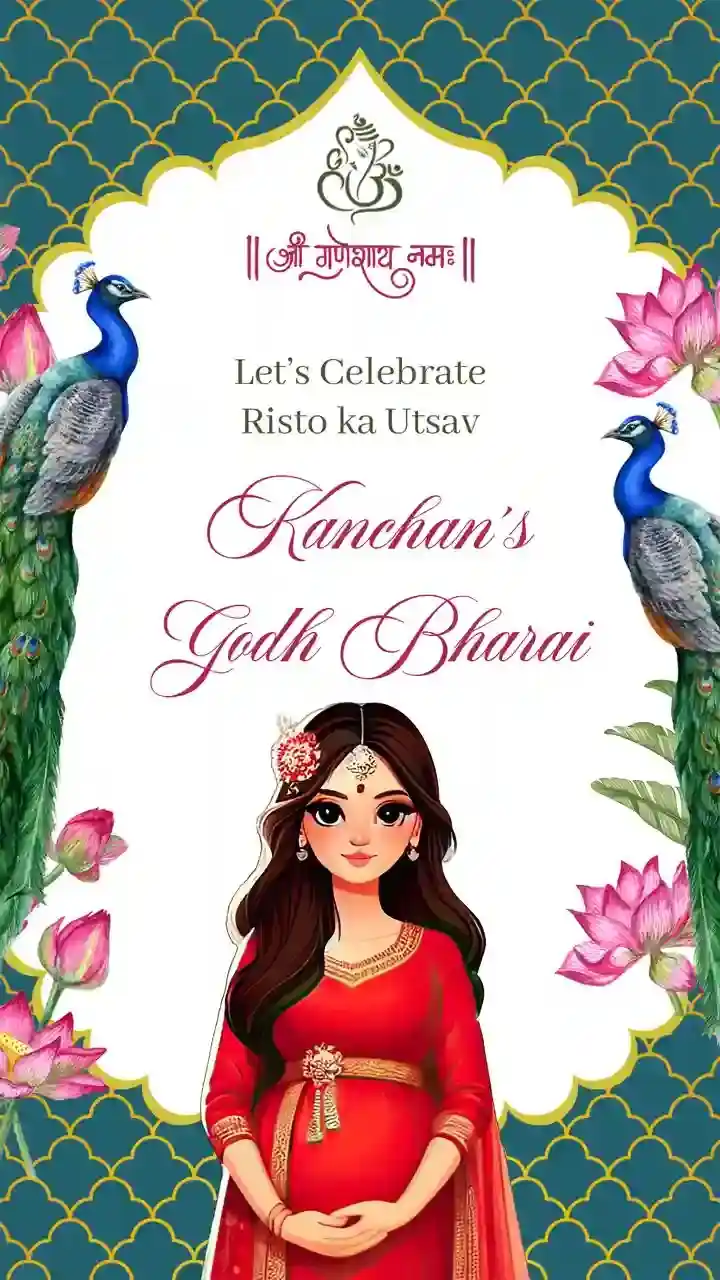 Best Caricature Baby Shower Invitation Video for WhatsApp