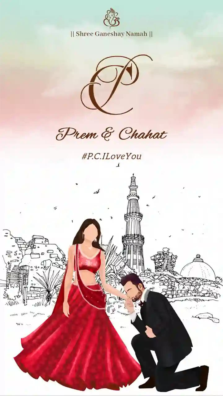 Unique Engagement Caricature Invitation Video Ideas for Couples