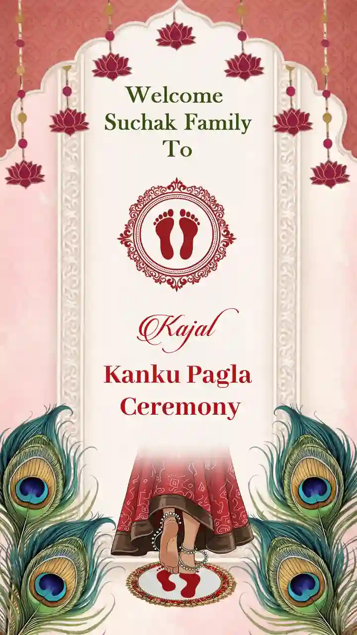 Traditional Kanku Pagla Ceremony Invitation Video Online