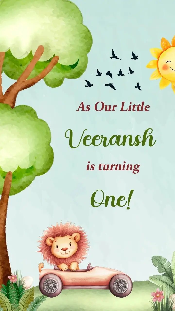 1st Birthday Invitation Video for Your Baby Special Day