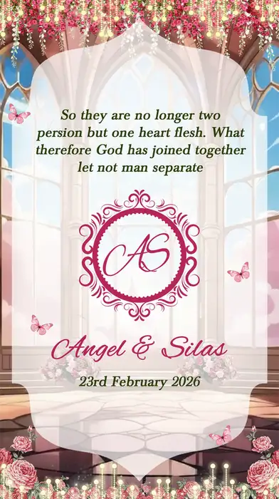 Christian Wedding Invitation Video Designs for Couples