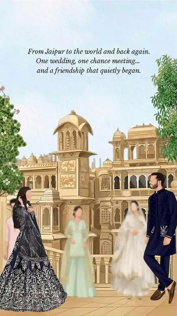 wedding invitation video with Elegant Palace Designs