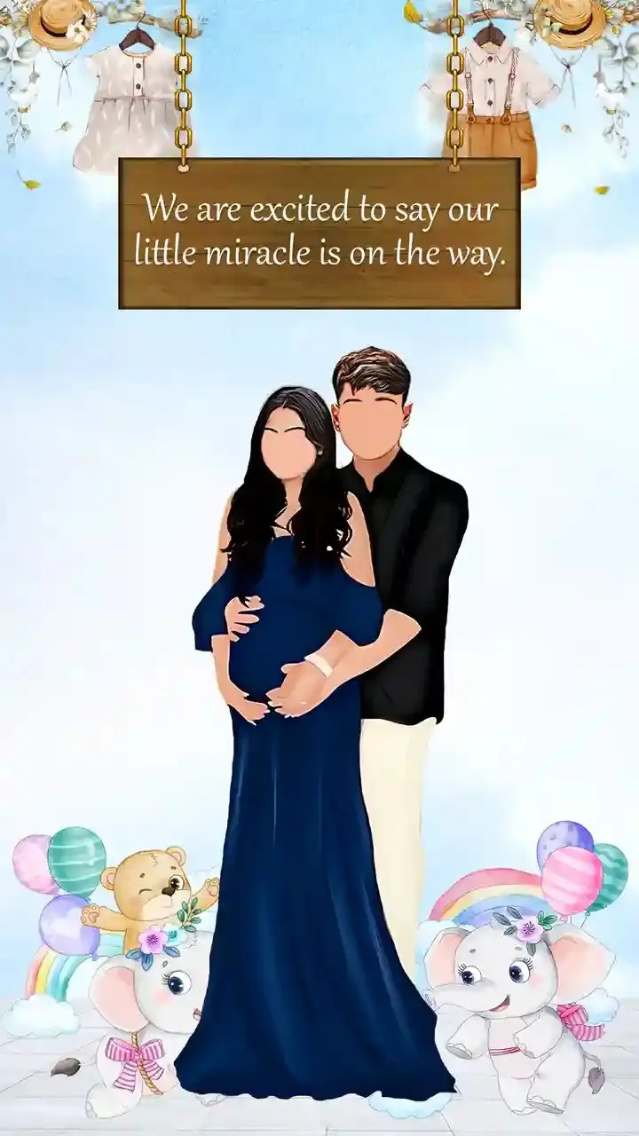 Editable Unique Baby Shower Invitation Video Online Easily