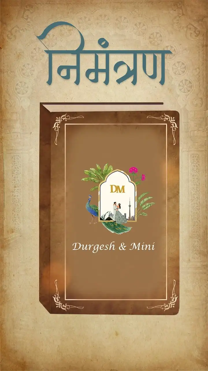 Hindu Wedding Invitation Video for Traditional Ceremonies
