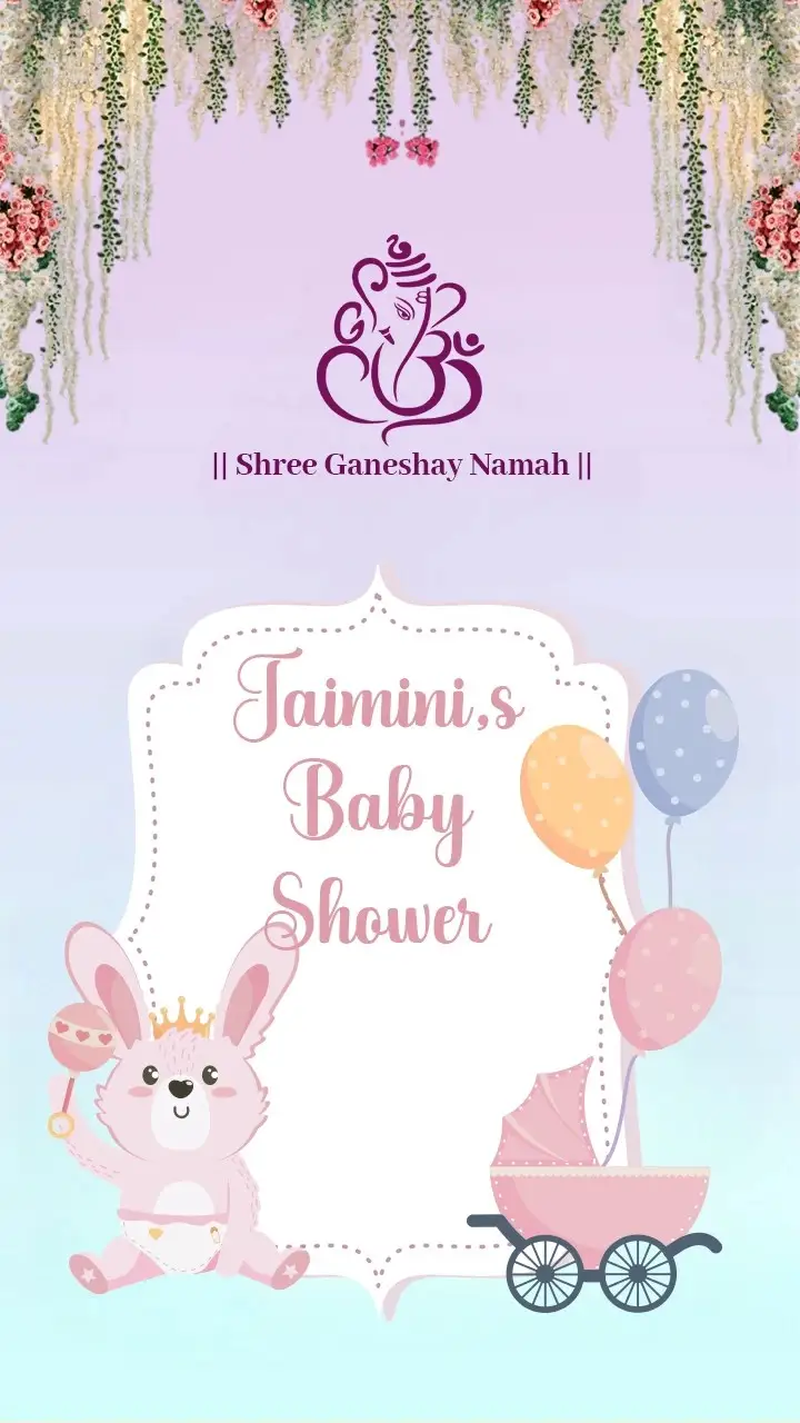 Editable Baby Announcement Video Template for Families