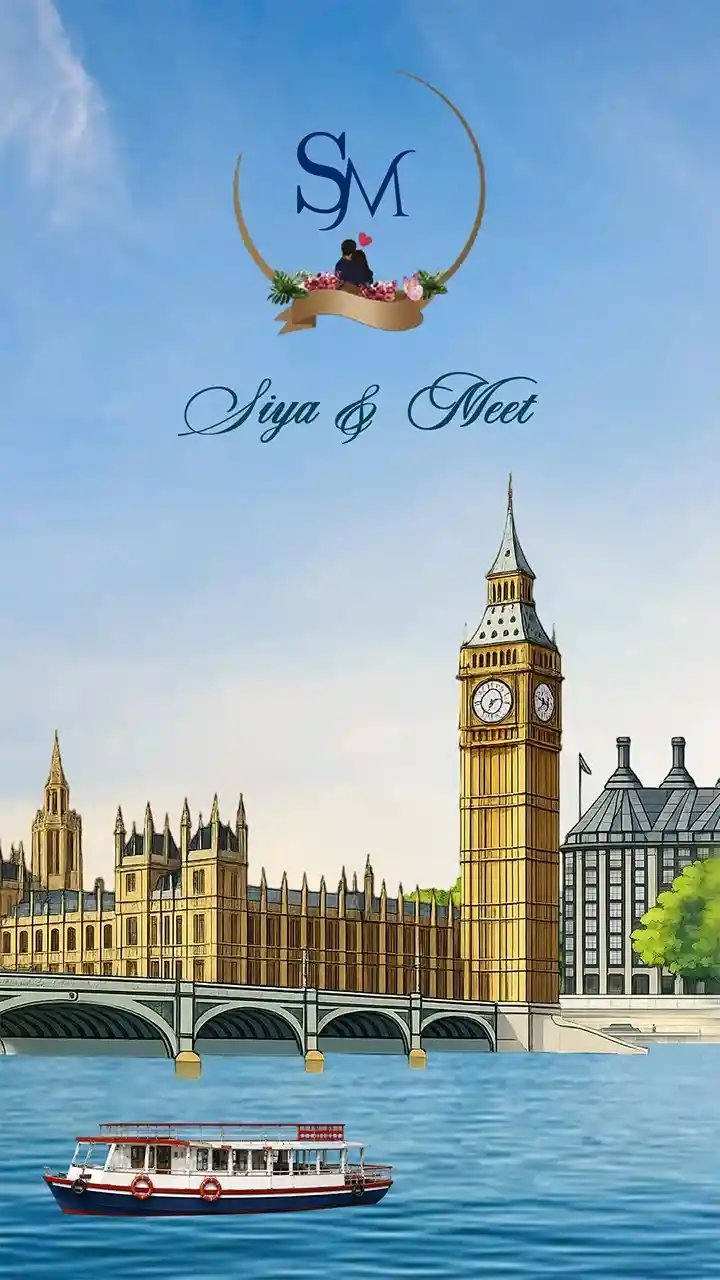 Save the Date Invitation Video for a Indian Wedding Day