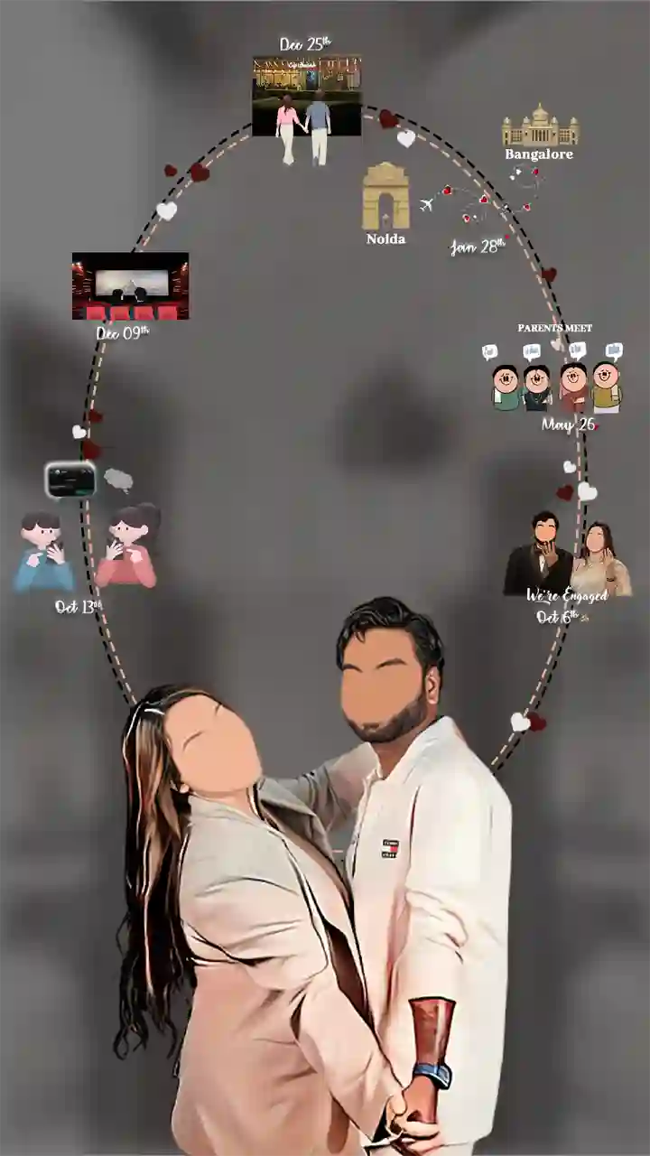 Wedding Save The Date Invitation Video for Couples