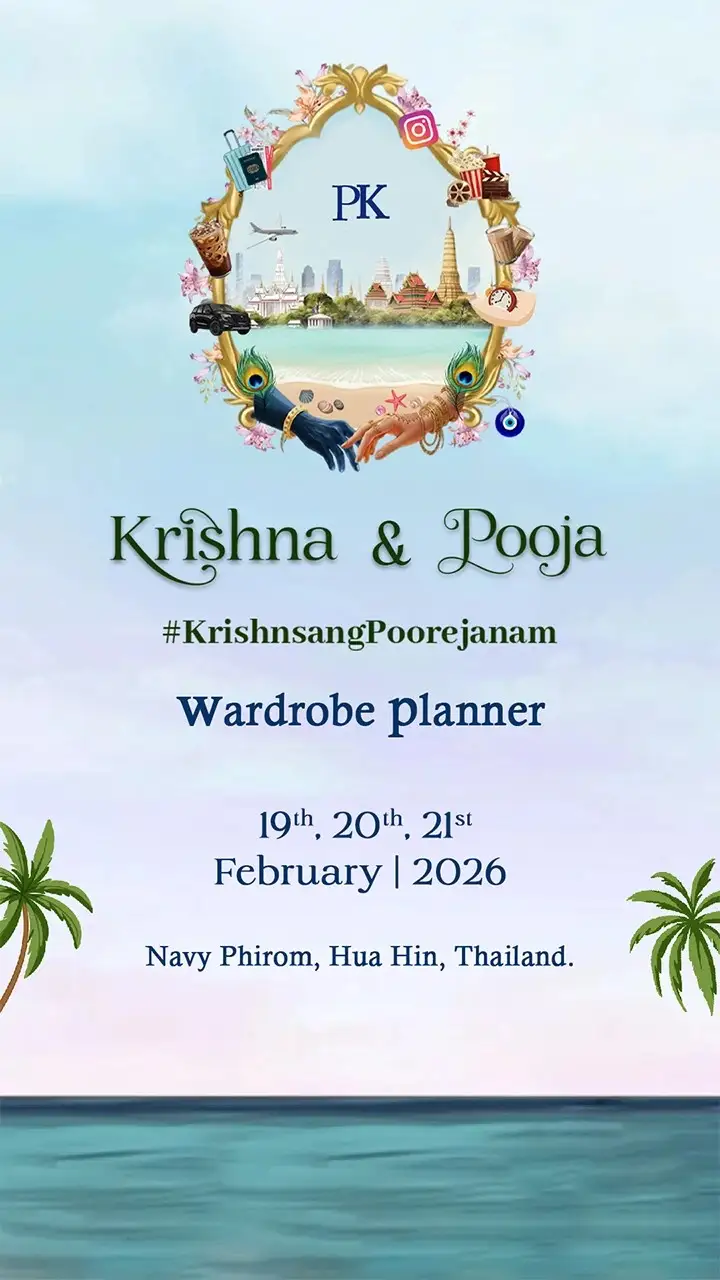 Wardrobe Planner Video for Every Wedding Celebration